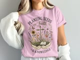 Planting Seeds of Faith & Knowledge T-Shirt | Christian Teacher Gift, Spiritual Growth Tee, Inspirational Educator Present, Scripture thumbnail 10
