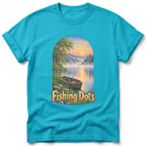 Fishing Dots ~ Comfort Colors Premium Tee thumbnail 5
