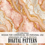 Rose Gold Marble Tumbler Digital Paper, Watercolor Background, Floral Junk Journal Pages, Printable Tumbler Png, Scrapbooking thumbnail 13