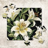 White Lily Floral Tumbler Design, Digital Paper, Flower Background, Printable Tumbler PNG, Junk Journal Pages, Digital Scrapbooking Paper thumbnail 12