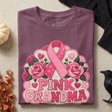 Faux Patchwork Pink Grandma Tee thumbnail 12