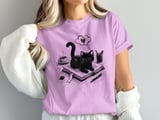 Bookish Black Cat Tee thumbnail 8