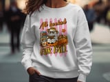 All Booked For Fall Sweatshirt, Cozy Ghost Reading Book Hoodie, Autumn Pumpkin Spice Latte Lover T-Shirt, Librarian Teacher Gift thumbnail 8