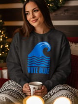 Vote Blue Wave Tee & Sweatshirts thumbnail 10