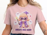 Cute Poodle Wizard Sweatshirt, Halloween Dog Graphic, Kids and Adults Magical Apparel, adult and kid size t-shirts thumbnail 1