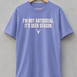 Not Antisocial It's Deer Season Tee thumbnail 5