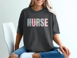 Emergency Nurse Pastel Graphic Tee thumbnail 1