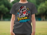 I Can Explain Randy the Raccoon Tee thumbnail 6