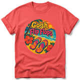 Gogh Flip Flops ~ Comfort Colors Premium Tee thumbnail 3