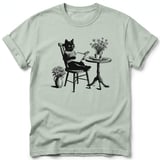 Cozy Bookish Cat Tee thumbnail 16