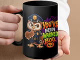 You've Been Warned Boo Police Owl Mug thumbnail 15
