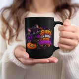 Busy Being Unbothered Black Cat Mug thumbnail 18