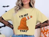 I'd Hit That Traffic Cone Tee thumbnail 3