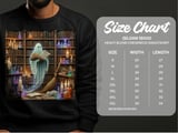 Spooky Ghost Library T-Shirts, Reading Ghost Tee, Halloween Ghost Shirt, Bookish Ghost Tshirt, Halloween T-Shirts, Ghost Lover Gift thumbnail 5