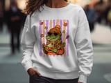 Cozy Fall Alligator Pumpkin Spice Sweatshirt, Retro Crocodile Halloween Vibes Hoodie, Cute Autumn T-Shirt Gift thumbnail 8