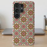Retro Floral Tile MagSafe® Phone Case thumbnail 1