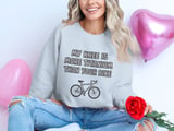 Knee Surgery T-Shirt, Titanium Knee, Funny Recovery Gift, Cyclist Tee, Cycling Humor, Post Surgery Tee, Bike Lover Gift, Cycling Fan Apparel thumbnail 4