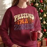 Pretend I'm A Zombie Tee thumbnail 13