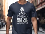Calm Face Racing Heart EMS Tee thumbnail 3