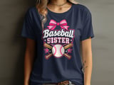 Baseball Sister Tee or Sweatshirt thumbnail 1
