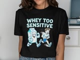 Whey Too Sensitive T-Shirt, Lactose Intolerant Shirt, Funny Food Shirt, Milk Cartoon, Running Man Graphic Tee, Unique Etsy Find thumbnail 8