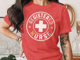 Registered Nurse T-Shirt: Retro RN, Vintage Healthcare Staff, Medical Worker Top thumbnail 3