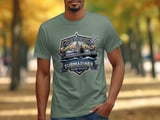 US Navy Submariner T-Shirt, Silent Service Crewneck Tee, Patriotic Military Veteran Gift, Nautical Anchor Submarine Graphic Shirt thumbnail 7