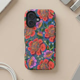Retro Folk Floral MagSafe® Phone Case thumbnail 5