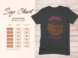 Indiana The Hoosier State EST.1816 T-Shirt thumbnail 14