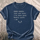 Deer Santa Just One Buck Tee thumbnail 2