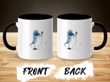 Halloween Mug, Singing Ghost Mug, Spooky Season, Halloween Gifts, Ghost Band, Music Lover, Halloween Party, Cute Cat Mug thumbnail 8