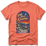 Gogh Starry Christmas ~ Comfort Colors Premium Tee thumbnail 4