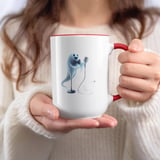 Halloween Mug, Singing Ghost Mug, Spooky Season, Halloween Gifts, Ghost Band, Music Lover, Halloween Party, Cute Cat Mug thumbnail 7