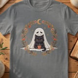 Cozy Ghost and Black Cat Tee thumbnail 8