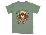 Desert Outlaw Skull Graphic T-Shirt thumbnail 5