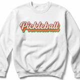 Pickleball Gildan Crewneck Sweatshirt, Pickleball, Court Warm Up Layer for Chilly Morning Matches and Lounge thumbnail 2