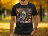 Spooky Ghost Library T-Shirts, Reading Ghost Tee, Halloween Ghost Shirt, Bookish Ghost Tshirt, Halloween T-Shirts, Ghost Lover Gift thumbnail 3