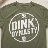 Pickleball Sport-Tek Performance Tee, Dink Dynasty, Moisture-Wicking Athletic Pickleball Court Apparel thumbnail 4