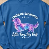 Longhair Dachshund Big Fluff Tee thumbnail 7