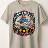 Funny Beer Belly T-Shirt for Men | Dad Bod Fuel Tank Love Machine Tee | Humorous Husband Gift | Father's Day Sarcastic Joke Shirt thumbnail 7