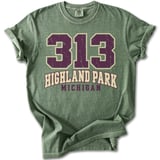 313 Highland Park Michigan Tee thumbnail 7