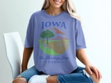 Iowa The Hawkeye State Est. 1846 T-Shirt thumbnail 3