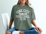 Pickleball Comfort Colors Shirt, Dink City Est. 1965 Pickleball Club, Vintage Athletic Graphic Tee thumbnail 6