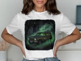Grand Wagoneer T-Shirt, Ghost Driver Tee, Spooky Car Shirt, Halloween Jeep Apparel, Classic Car Gift, Automotive Enthusiast Gift thumbnail 3