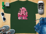 Pink Cowgirl Birthday Girl Tee thumbnail 2