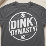 Pickleball Sport-Tek Performance Tee, Dink Dynasty, Moisture-Wicking Athletic Pickleball Court Apparel thumbnail 8