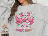Bunco Queens Flamingo Party Sweatshirt thumbnail 2