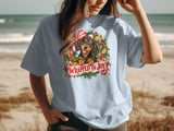 Wrapped In Joy Dachshund Christmas Tee thumbnail 4