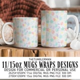 Digital Pattern, Balloons and Stars, Birthday Party, Seamless Repeat Pattern, Pastel Colors, Digital Bundle, Commercial Use, Graphic Design thumbnail 4