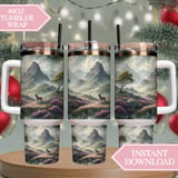 Ethereal Highland Stag Digital Size Bundle Png thumbnail 8